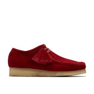 Clarks Mens Wallabee Red Shoes (NWT)